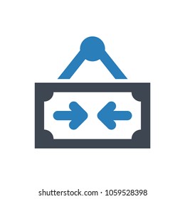 Open Closed Shop Icon