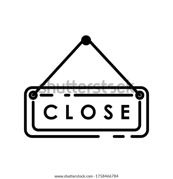 Open Closed Sign Retail Store Vector Stock Vector (Royalty Free ...