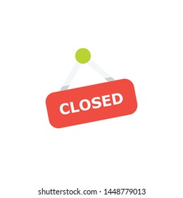 Open and closed signs icon design. 