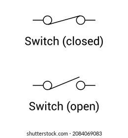 Open And Closed Switch Symbol