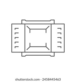 Open container line outline icon