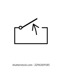 Open container sign icon isolated on white background. Graphical symbol modern, simple, vector, icon for website design, mobile app, ui. Vector Illustration