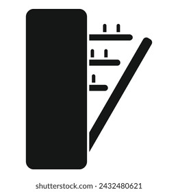 Open dishwasher icon simple vector. Plumber service repair. Water broken