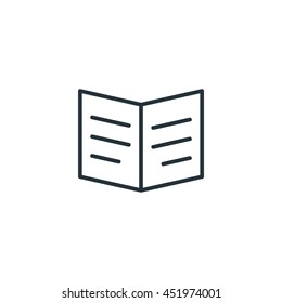 Open document icon, Vector