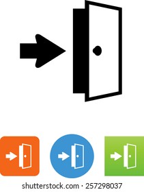 Open door icon