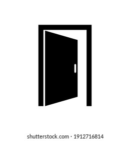 Open Door Icon Vector Eps 10