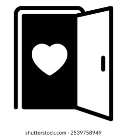 Open Door icon for web, app, infographic, etc