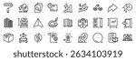 Open door, Inspect and Antistatic line icons pack. Share, Message, Paper plane icons. Energy price, Entrance, Warning briefcase web icon. Car charging, Square area, Parcel shipping pictogram. Vector