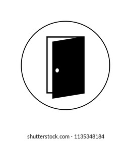 Open door logo, icon