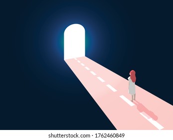 open the door to the new path