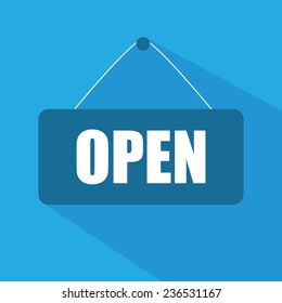 Open door sign