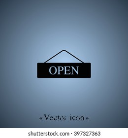 Open door sign.