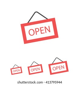 Open door sign