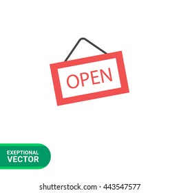 Open door sign