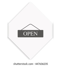 Open door sign.
