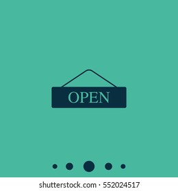 Open door sign.