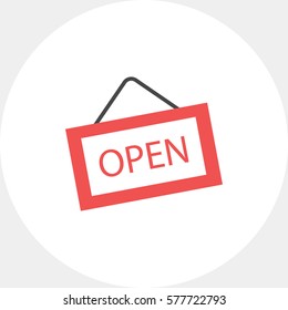 Open door sign
