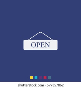Open door sign.