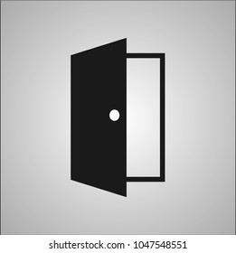 open door sign icon