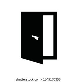 Open door symbol for your web site design, logo, app, UI. 
