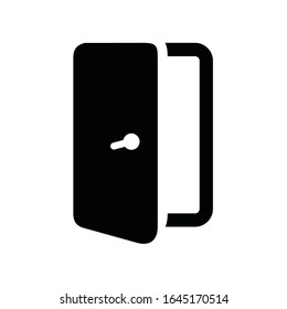 Open door symbol for your web site design, logo, app, UI. 