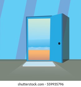 House Front Door Open Cartoon Images Stock Photos Vectors Shutterstock