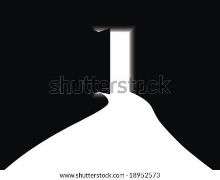 open door in vector file very easy to edit, image applicable to several concepts