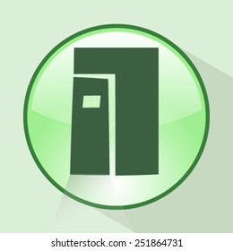 open door vector icon
