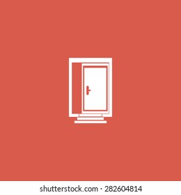 open door vector icon