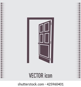 open door vector icon