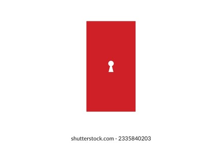 Open door vector icon, exit symbol. Flat sign illustration for web or mobile app