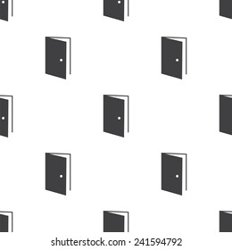 open door, vector seamless pattern, Editable can be used for web page backgrounds, pattern fills  