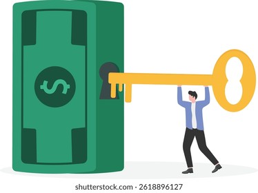 Open the door to wealth, the key to success

