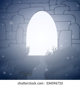 Open the door and the white radiance.