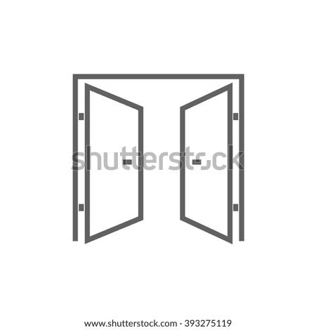 Similar – Foto Bild Zwei Türen aufmachen