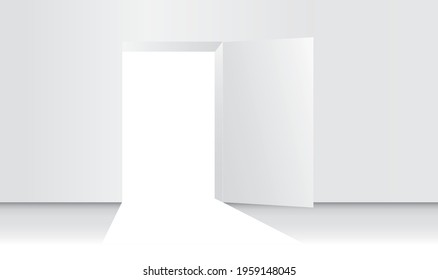 Open Doors, Vector Illustration for your Business or Project