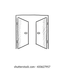 Open Door Drawing Images Stock Photos Vectors Shutterstock