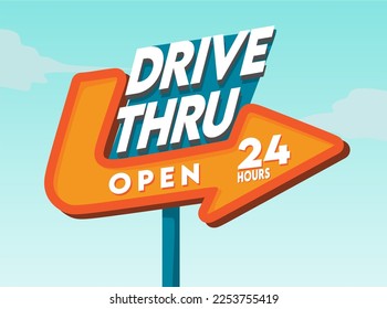 Open Drive Thru 24 Hours