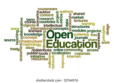 Open Education - Word Cloud