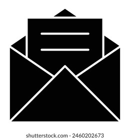 Open Email Icon Design For Personal And Commercial Use.