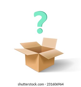 An open empty box. Can be used for any of your design.