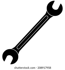 Open End Wrench Silhouette