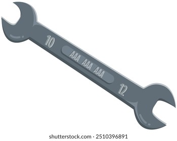 Open end wrench vector illustration labor day