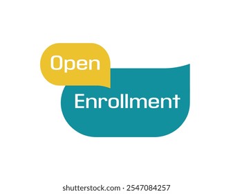 abrir texto de inscrição no plano de fundo branco