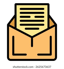 Abrir envelope contendo uma letra, simbolizando a comunicação, recebendo mensagens e permanecendo conectado