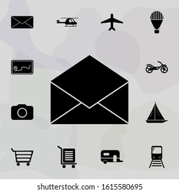 Open envelope icon. Web icons universal set for web and mobile