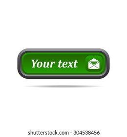open envelope with a letter. icon. vector design