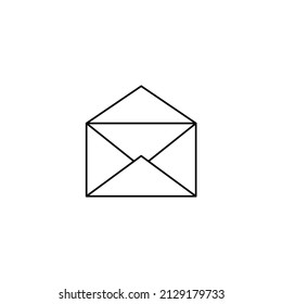 Abrir sobre con una letra dentro. Icono de correo electrónico de recepción
Icono simple de una letra en un sobre. Icono de correo, contorno de sobres del vector de sobres, letra, correo, correo electrónico, mensaje, vector
