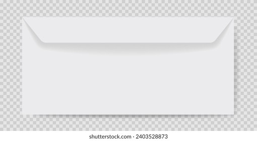 Open envelope on transparent background line icon. Letter, mail, stamp, paper, feather, pen, ink, handwriting, text, postman. Vector icons for business and advertising