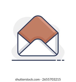 Open envelope vector icon. E-commerce sign. Graph symbol for your web site design, logo, app, UI. Vector illustration, EPS10.